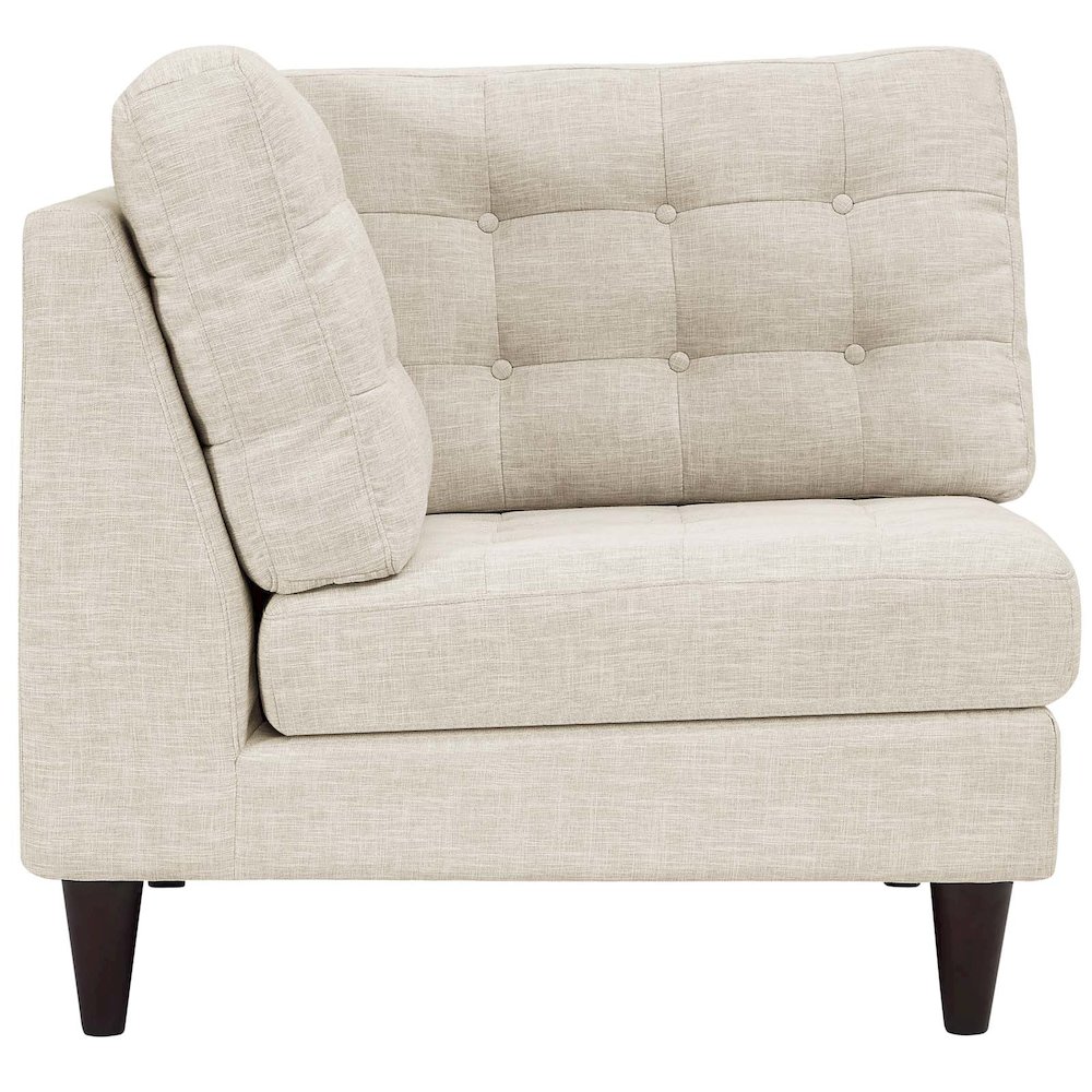 Empress Upholstered Fabric Corner Sofa. Picture 2
