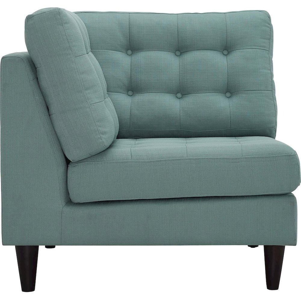 Empress Upholstered Fabric Corner Sofa. Picture 2