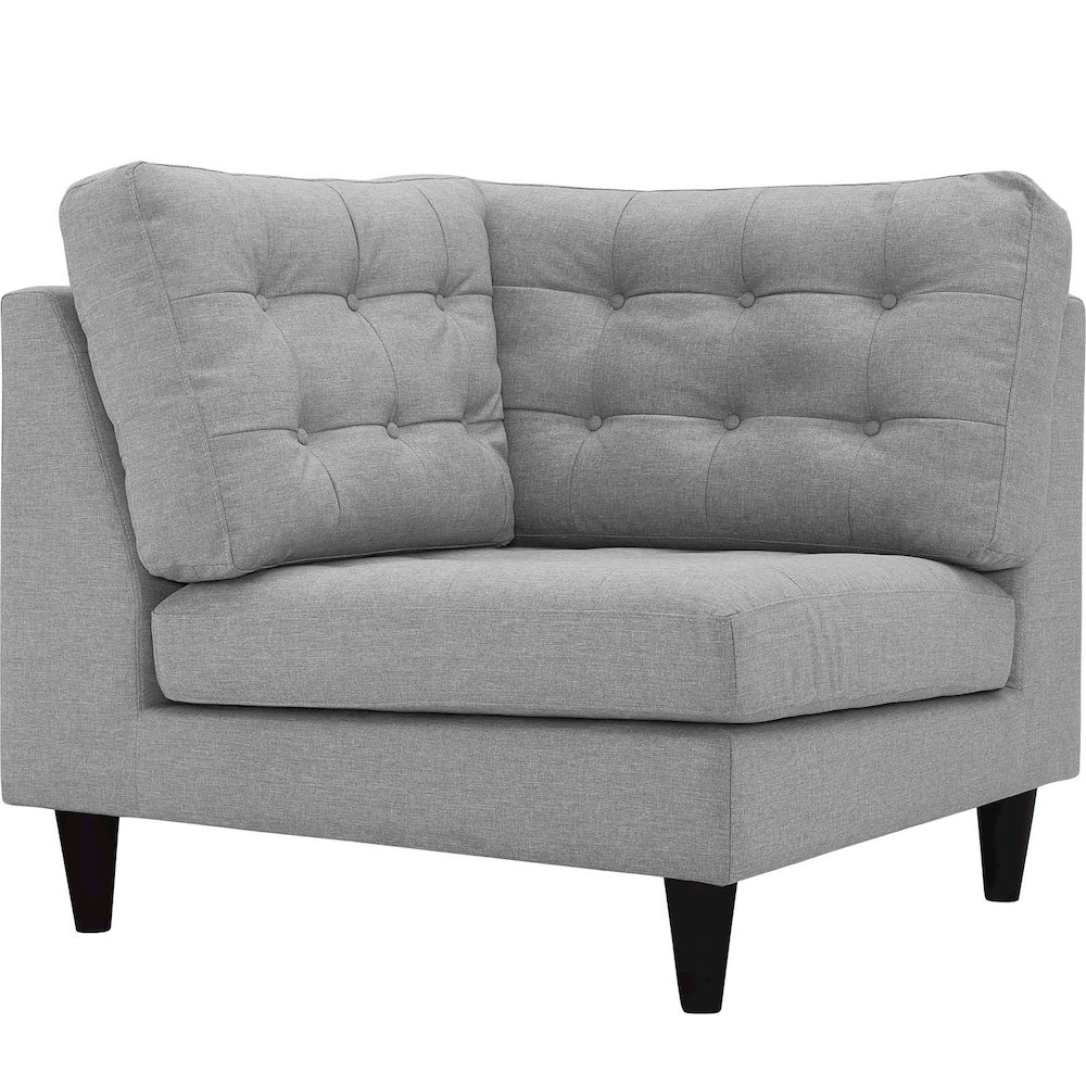 Empress Upholstered Fabric Corner Sofa. Picture 1