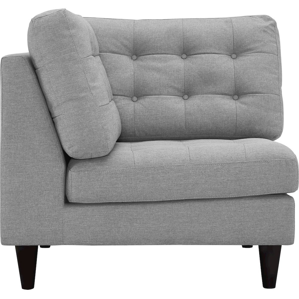 Empress Upholstered Fabric Corner Sofa. Picture 2