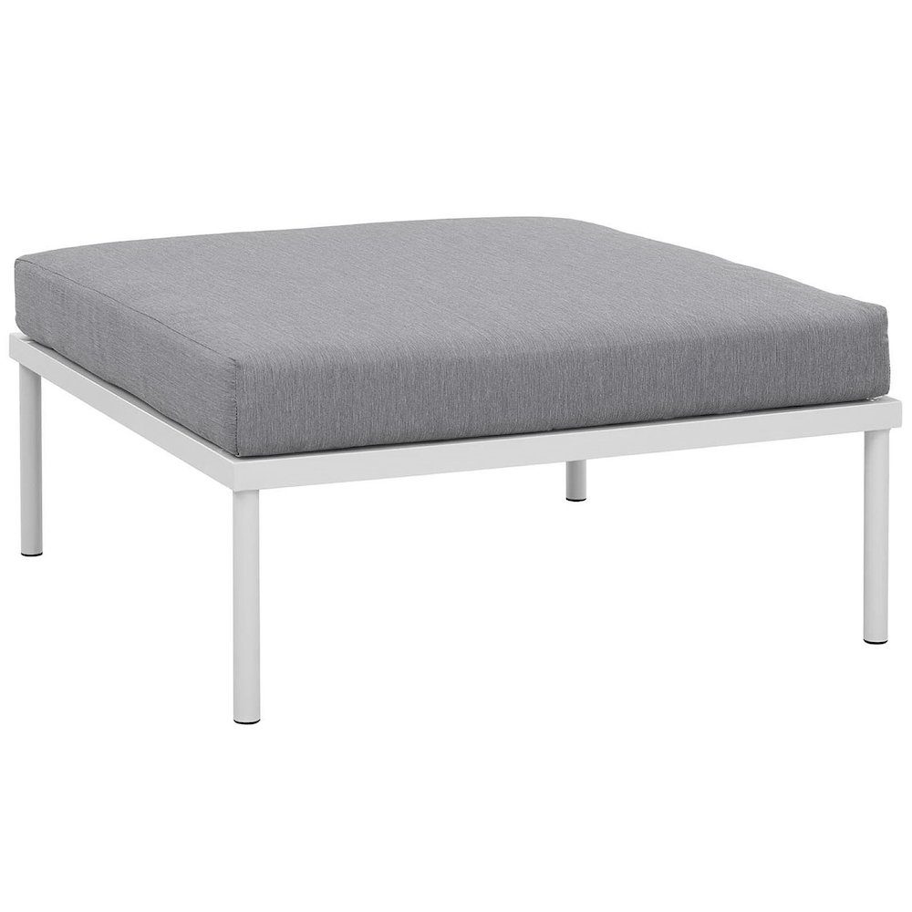 Harmony 3 Piece Outdoor Patio Aluminum Sectional Sofa Set. Picture 3