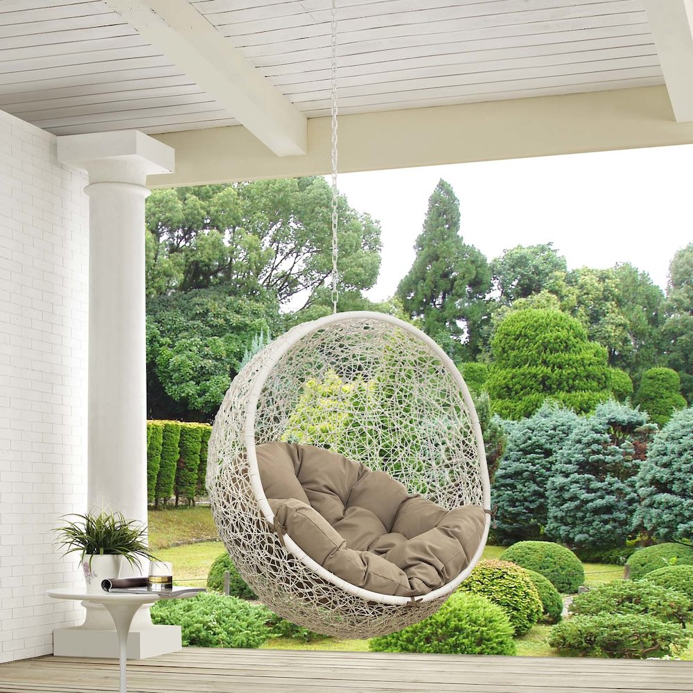 Hide Outdoor Patio Swing Chair Without Stand. Picture 3