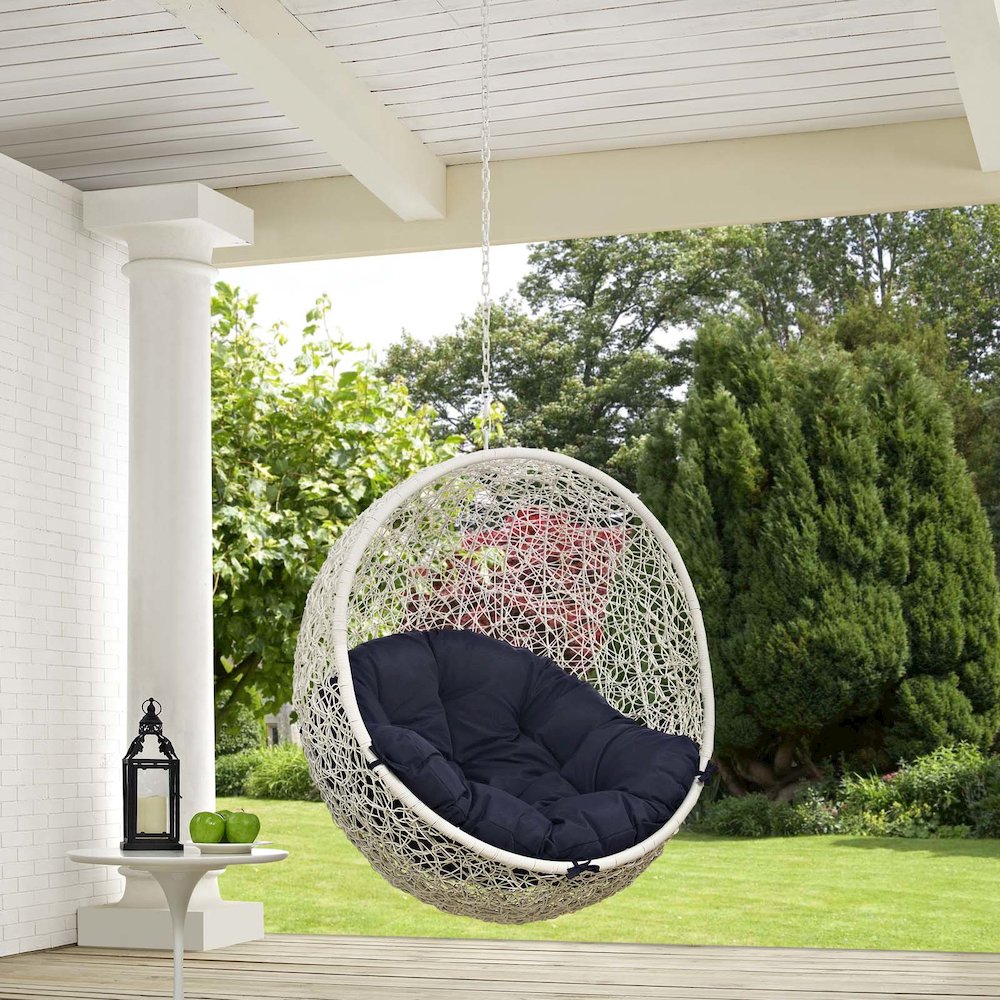 Hide Outdoor Patio Swing Chair Without Stand. Picture 3