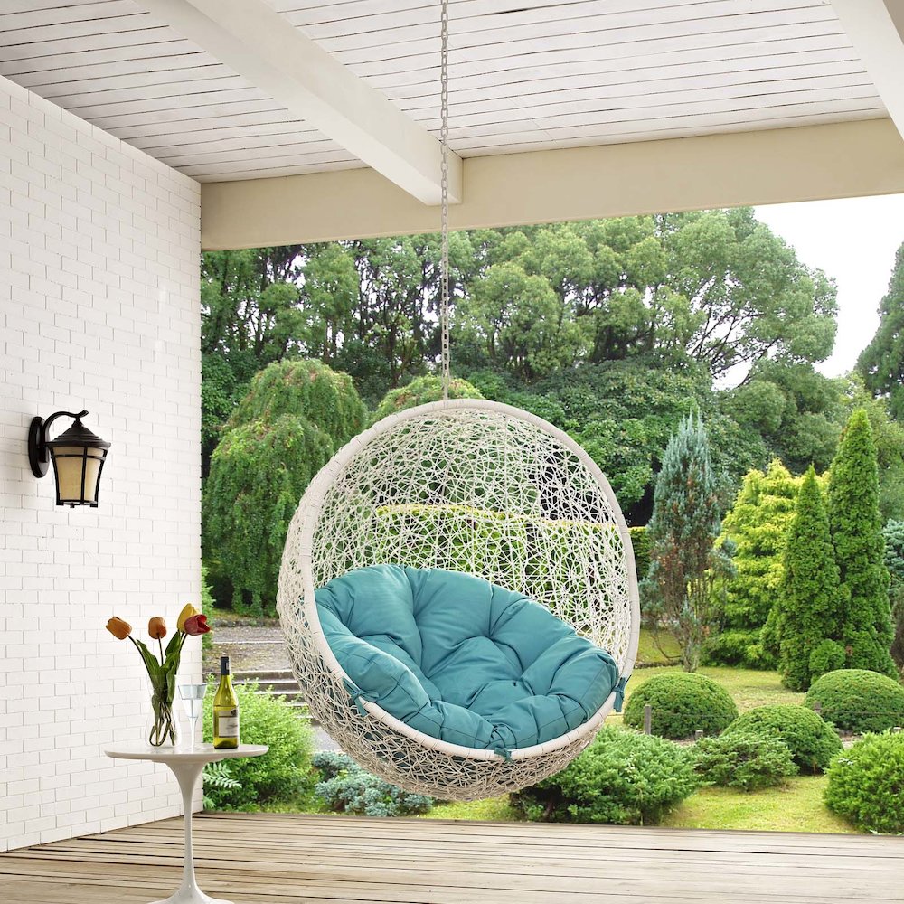 Hide Outdoor Patio Swing Chair Without Stand. Picture 3