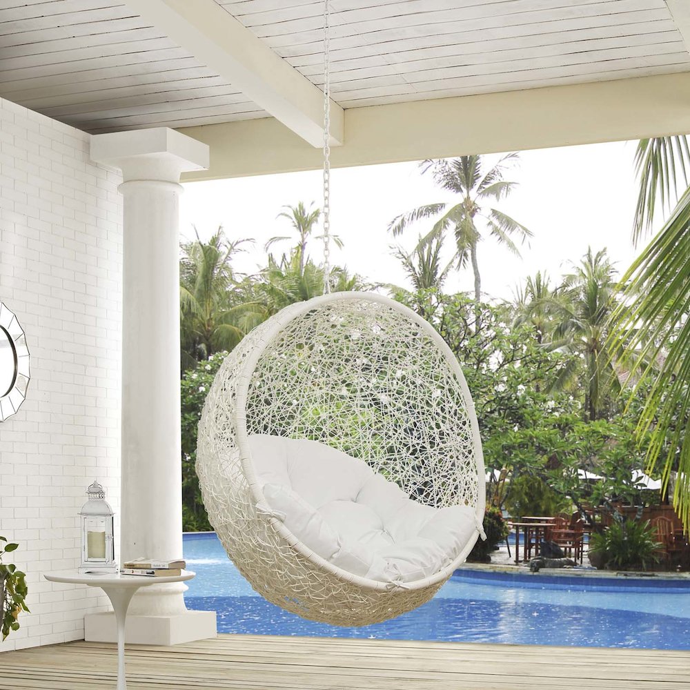Hide Outdoor Patio Swing Chair Without Stand. Picture 3
