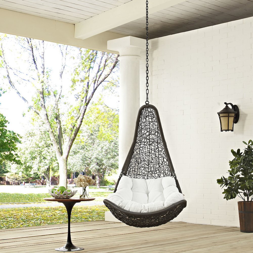 Abate Outdoor Patio Swing Chair Without Stand. Picture 3