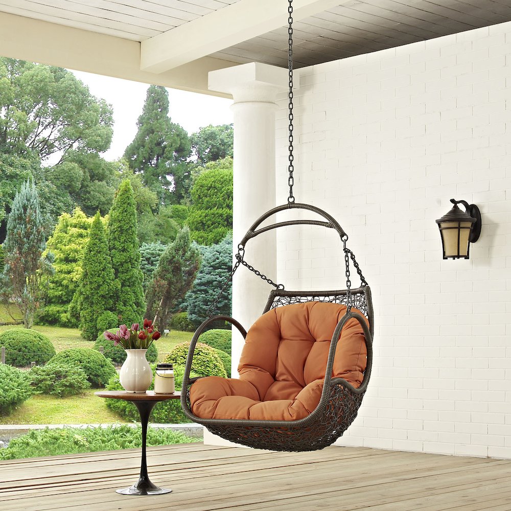 Arbor Outdoor Patio Swing Chair Without Stand. Picture 3