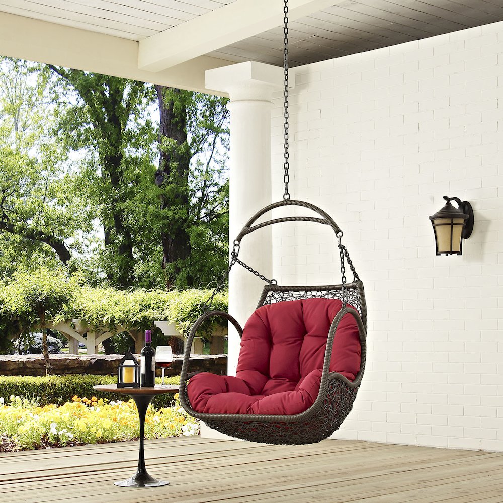 Arbor Outdoor Patio Swing Chair Without Stand. Picture 3