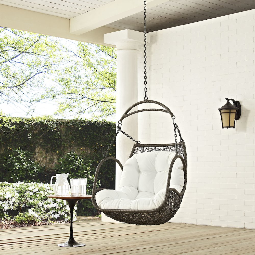 Arbor Outdoor Patio Swing Chair Without Stand. Picture 3