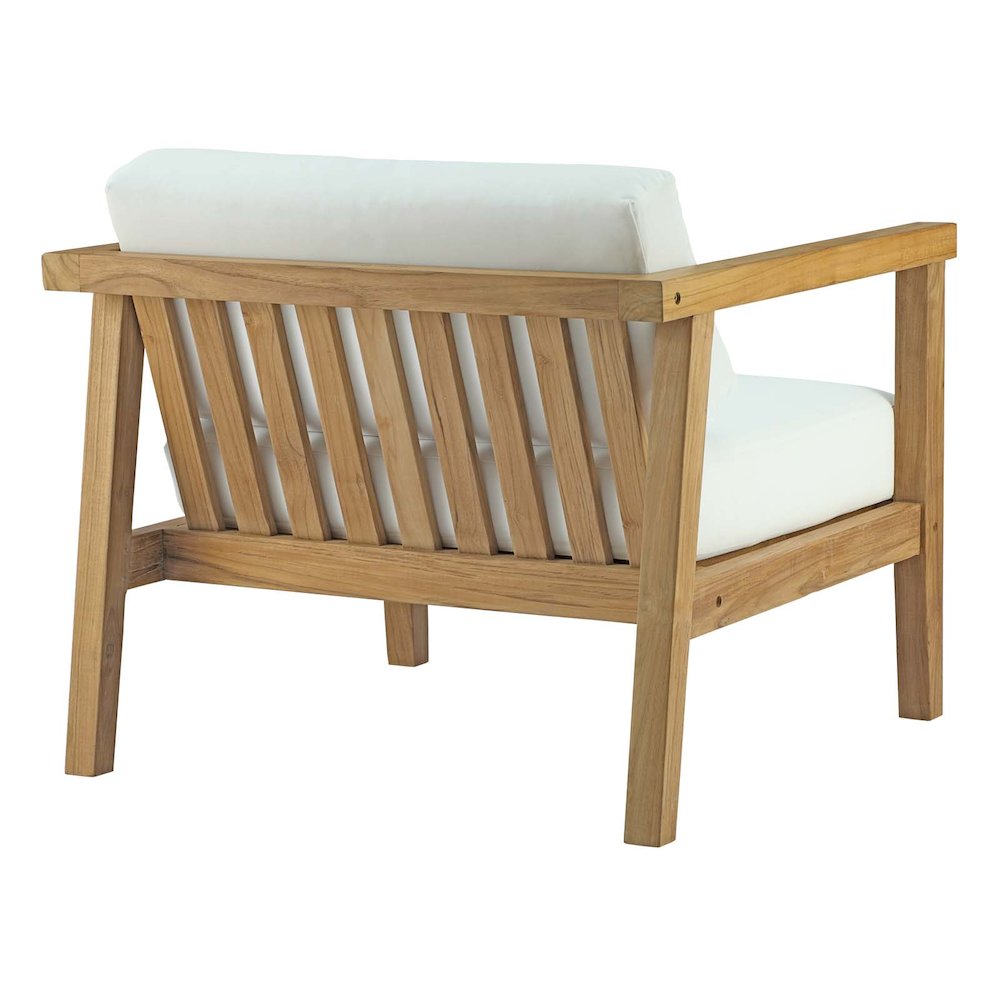 Bayport Outdoor Patio Teak Armchair. Picture 3