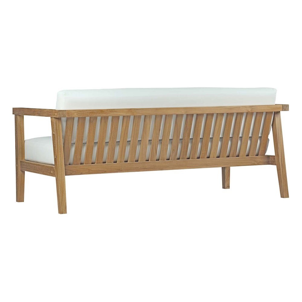 Bayport Outdoor Patio Teak Sofa. Picture 2