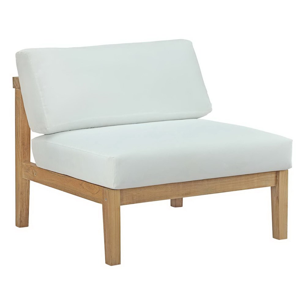 Bayport Outdoor Patio Teak Armless. Picture 1