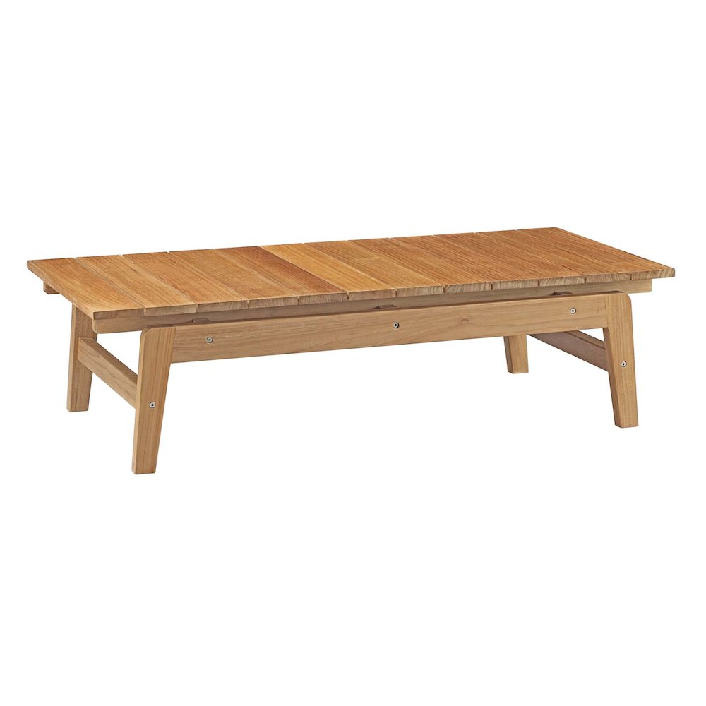 Bayport Outdoor Patio Teak Coffee Table. Picture 1