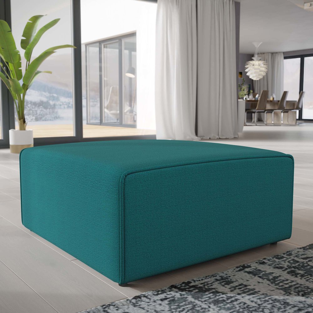Mingle Fabric Ottoman. Picture 4