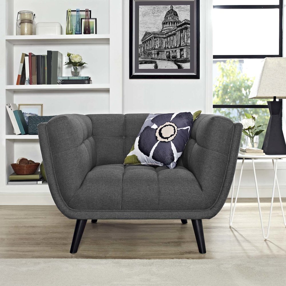 Bestow Upholstered Fabric Armchair. Picture 4