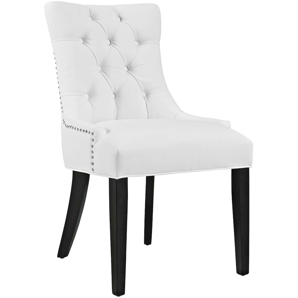 Regent Vinyl Dining Side Chair Set of 2. Picture 2