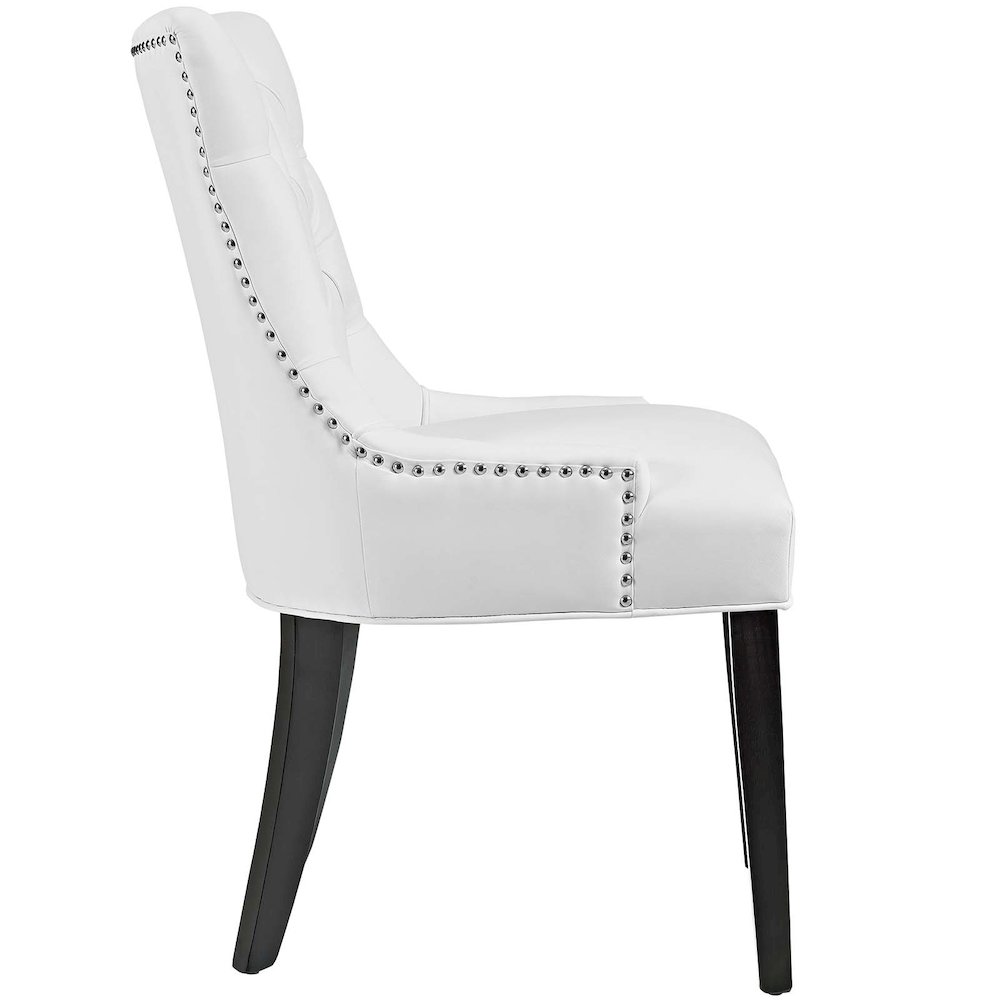 Regent Vinyl Dining Side Chair Set of 2. Picture 3