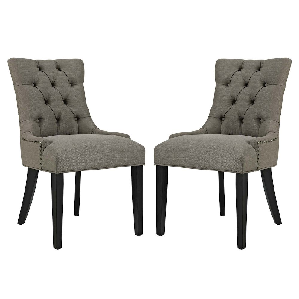 Regent Fabric Dining Side Chair Set of 2. Picture 1