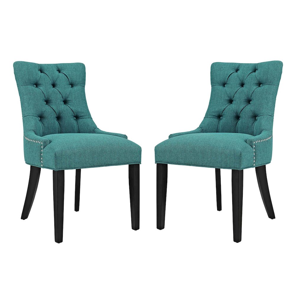 Regent Fabric Dining Side Chair Set of 2. Picture 1