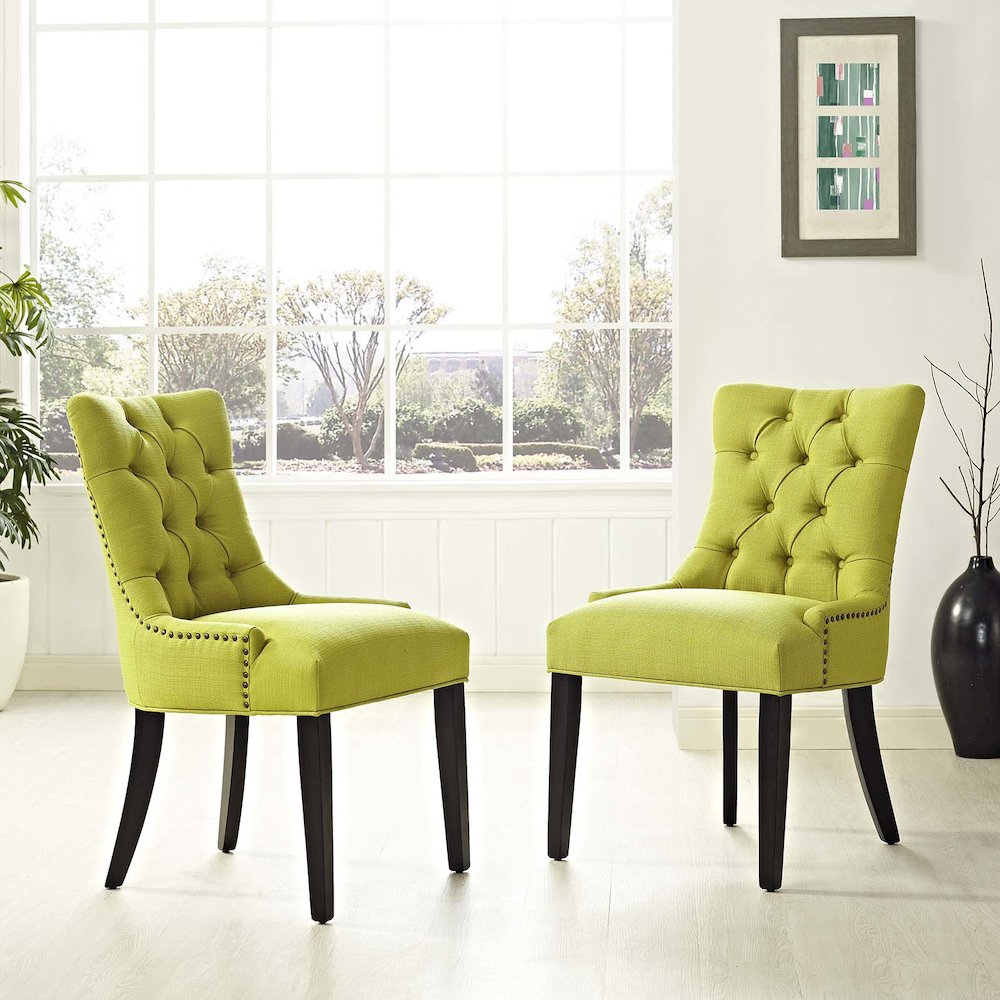 Regent Fabric Dining Side Chair Set of 2. Picture 5