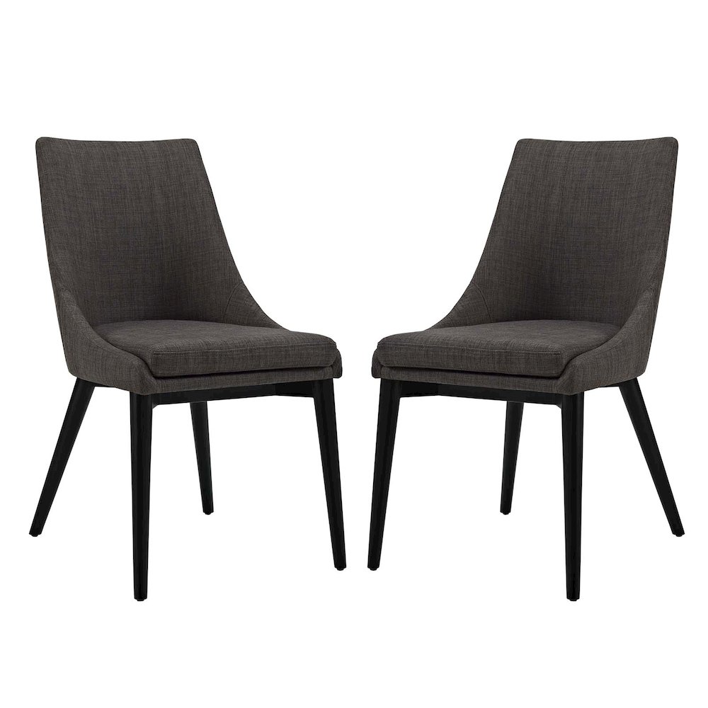 Viscount Fabric Dining Side Chair Set of 2. Picture 1