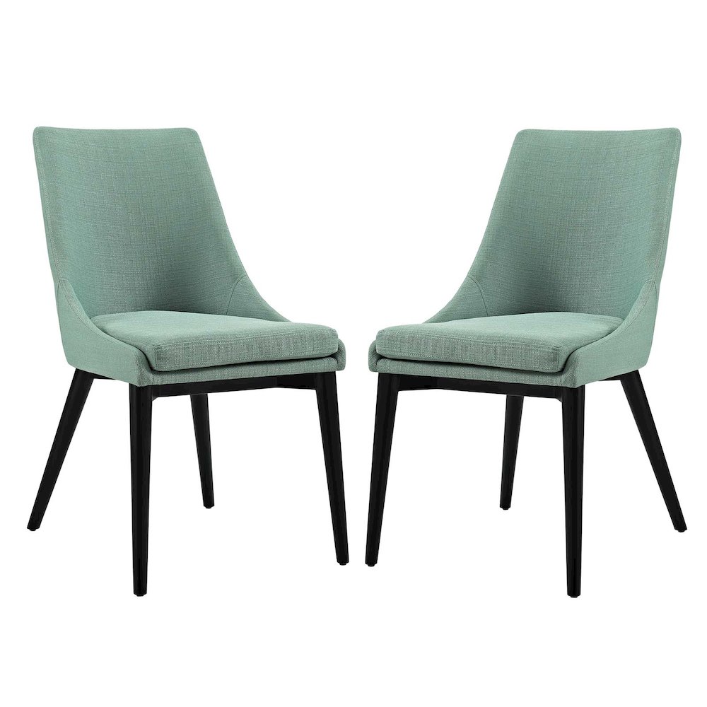 Viscount Fabric Dining Side Chair Set of 2. Picture 1