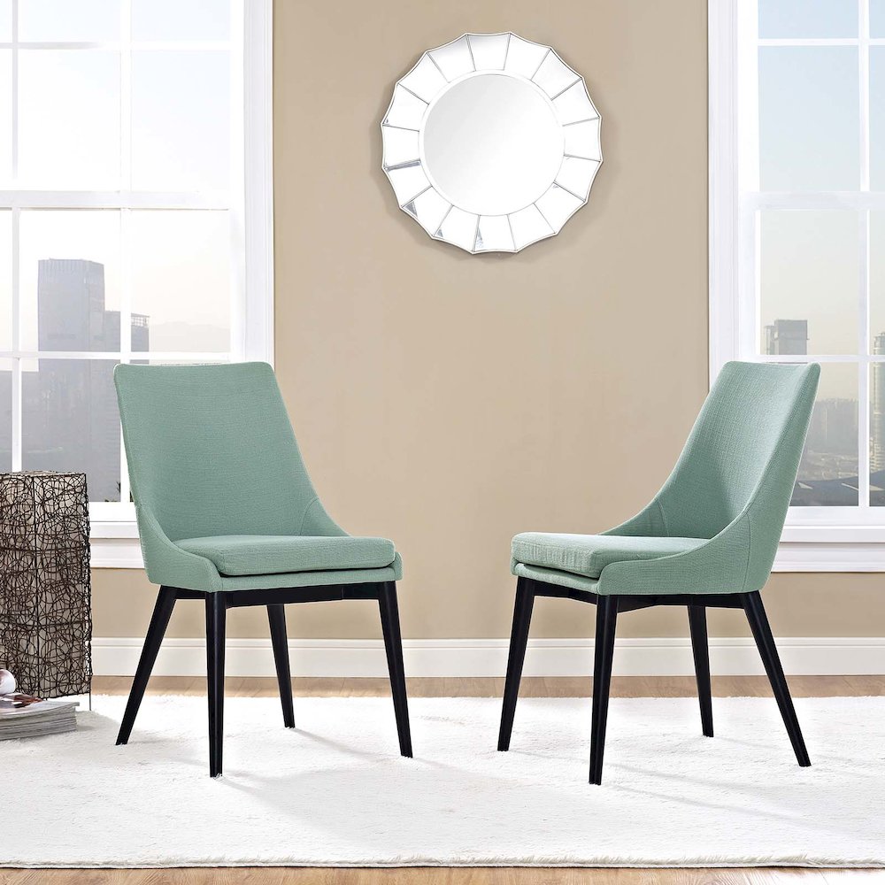 Viscount Fabric Dining Side Chair Set of 2. Picture 5