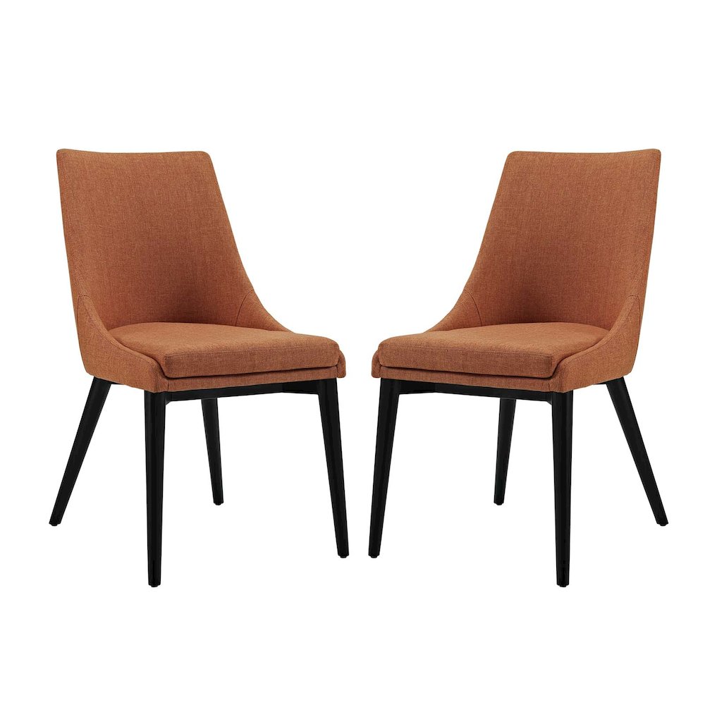 Viscount Fabric Dining Side Chair Set of 2. Picture 1