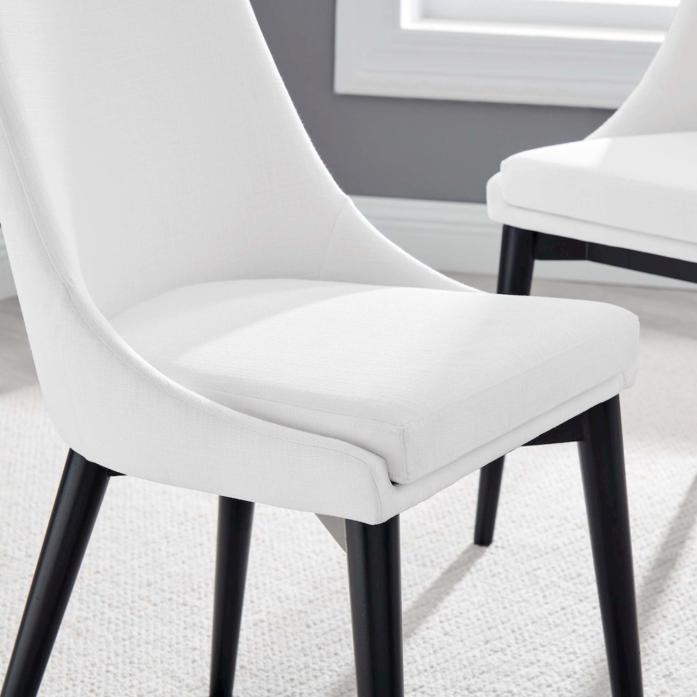 Viscount Fabric Dining Side Chair Set of 2. Picture 10