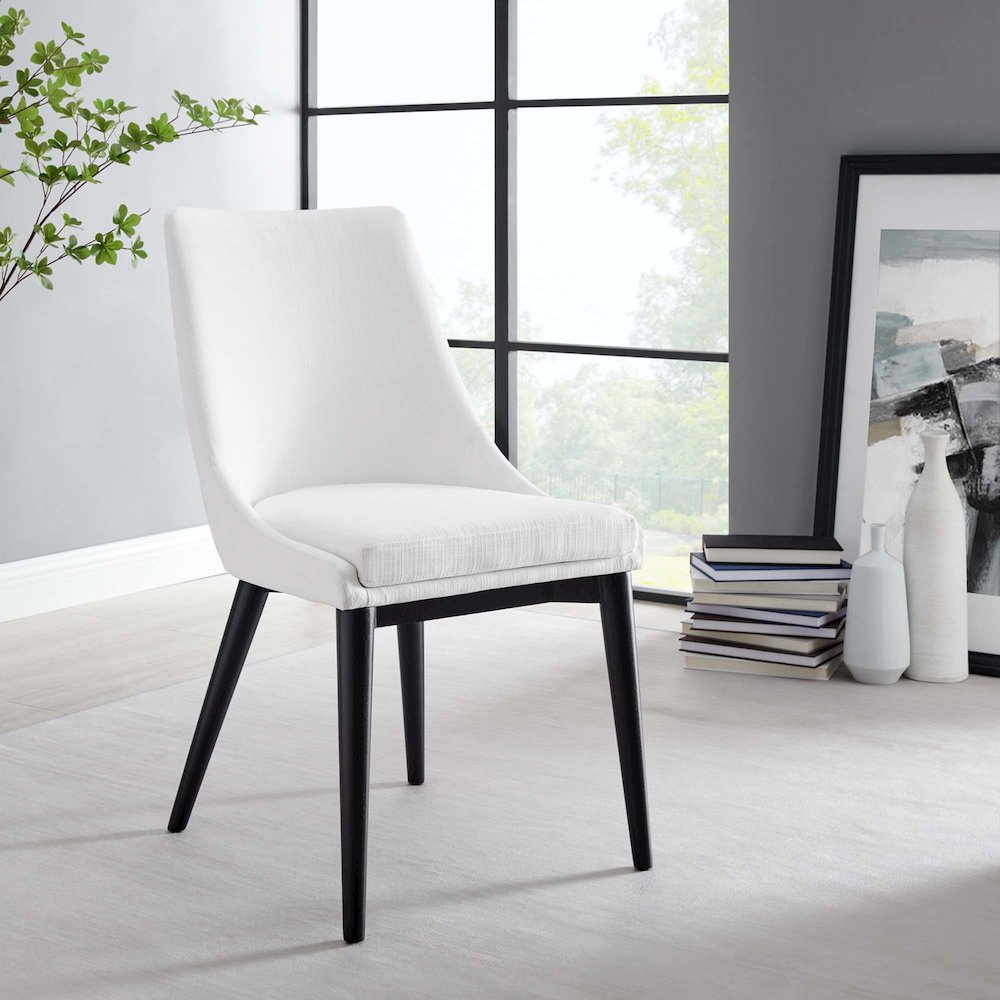 Viscount Fabric Dining Side Chair Set of 2. Picture 9