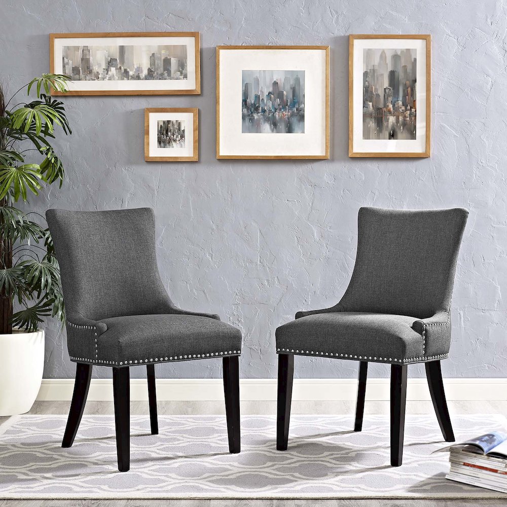 Marquis Fabric Dining Side Chair Set of 2. Picture 5