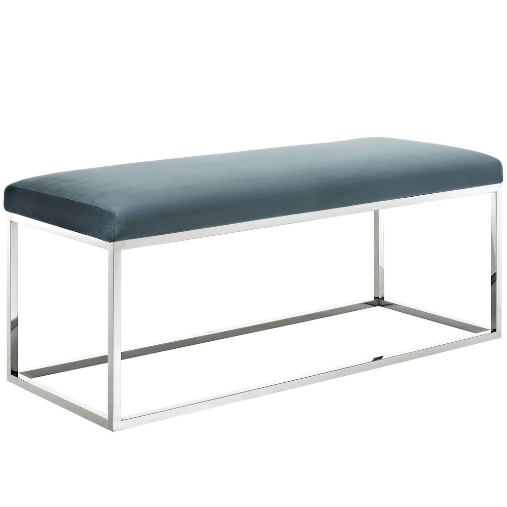 Anticipate Performance Velvet Bench. Picture 1