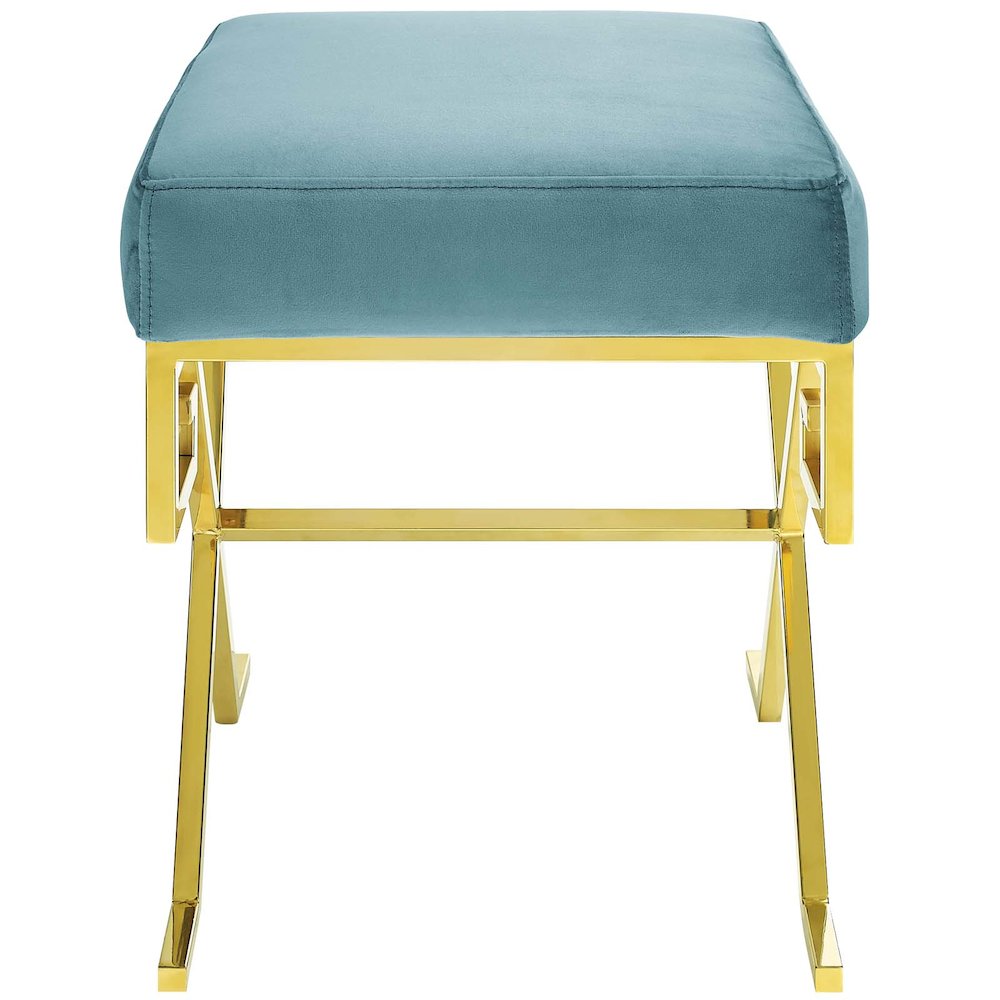 Twist Performance Velvet Bench. Picture 3