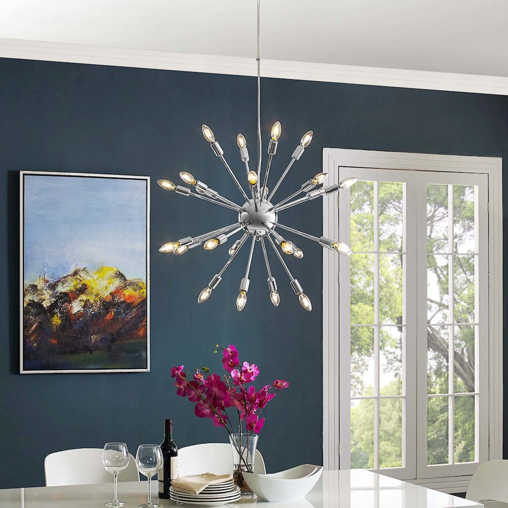 Gamut Metal Chandelier. Picture 4