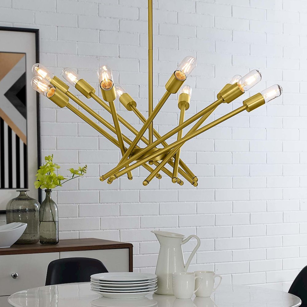 Cherish Brass Metal Pendant Light. Picture 5