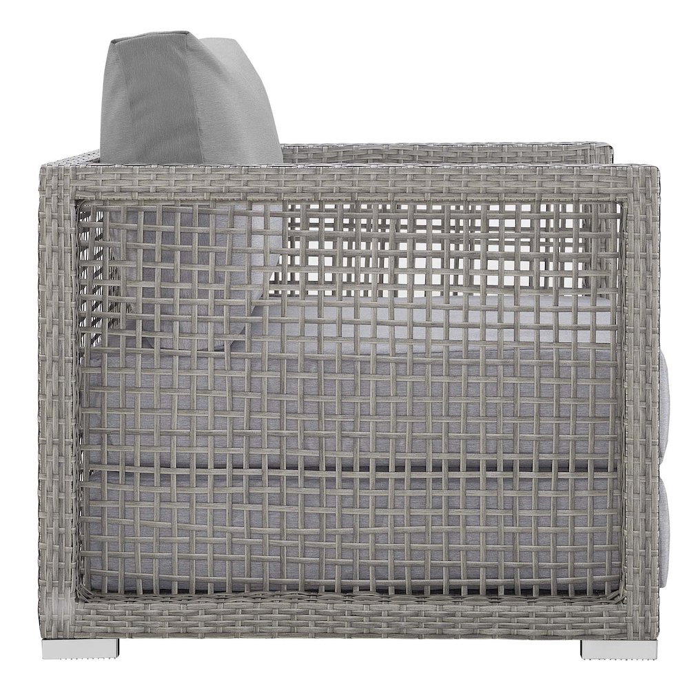 Aura Rattan Outdoor Patio Armchair. Picture 5