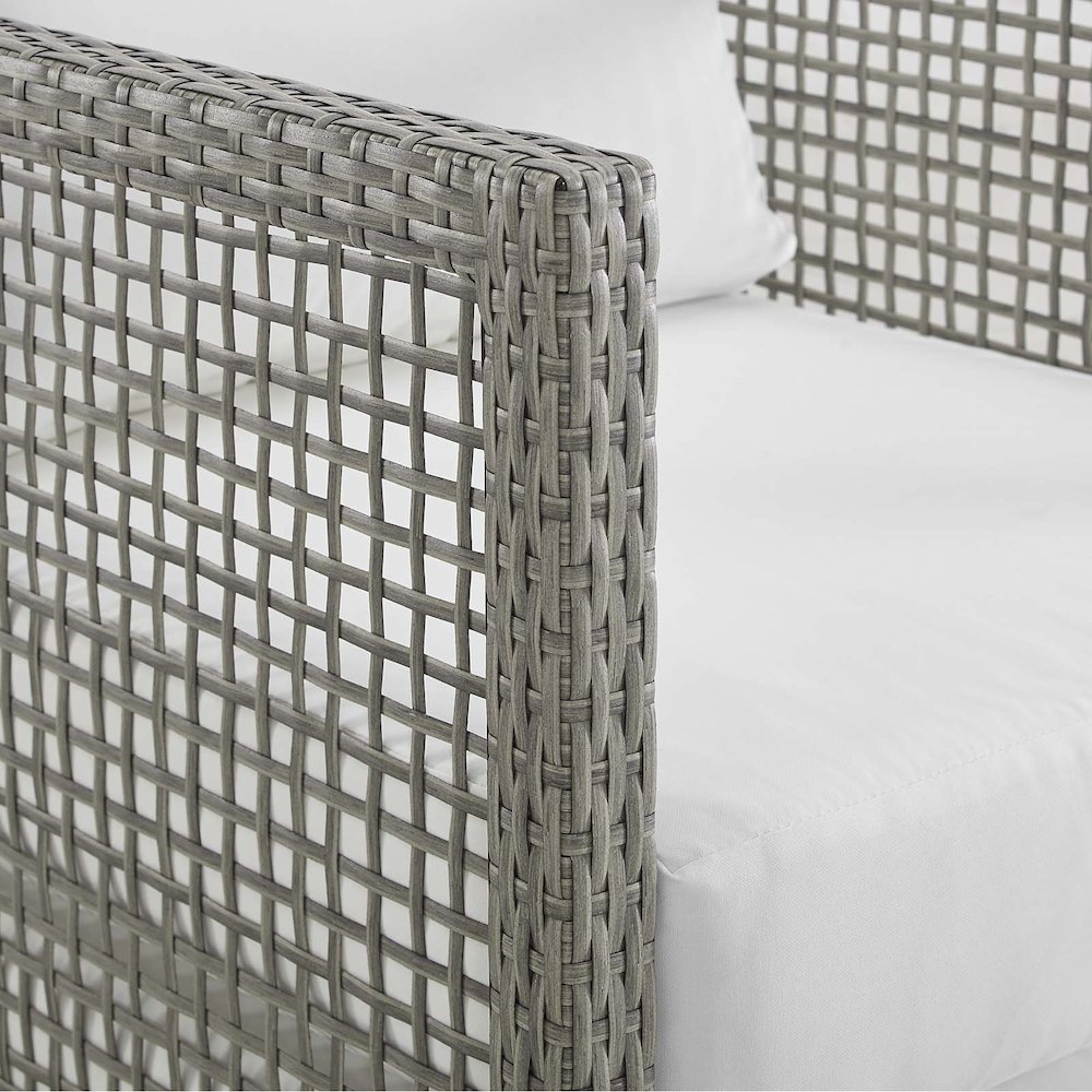 Aura Rattan Outdoor Patio Armchair. Picture 7