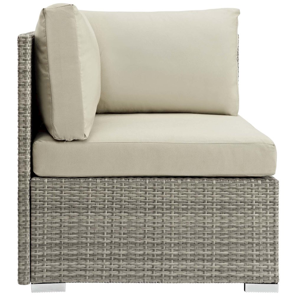 Repose Sunbrella Fabric Outdoor Patio Corner. Picture 2