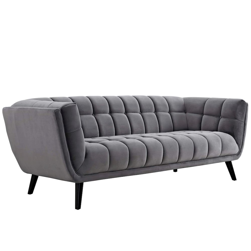 Bestow 2 Piece Performance Velvet Sofa and Armchair Set. Picture 4