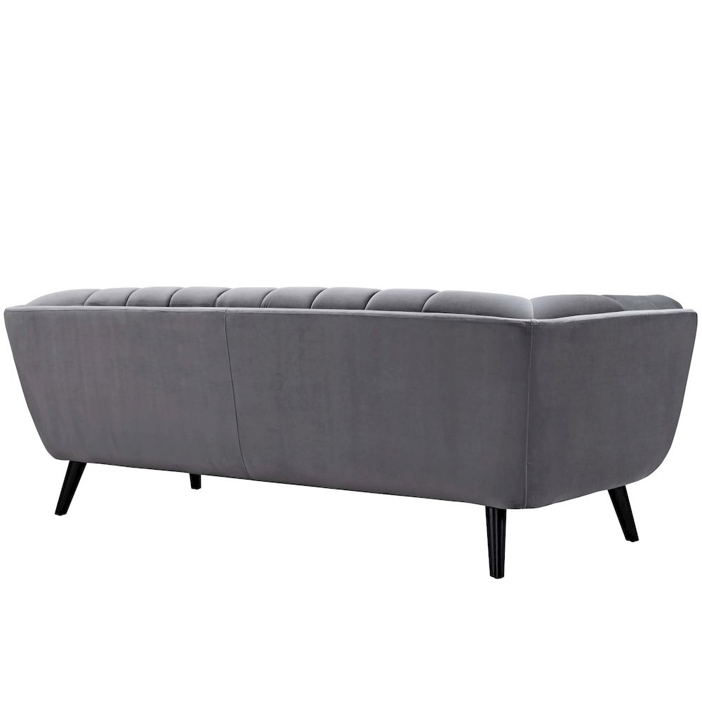 Bestow 2 Piece Performance Velvet Sofa and Armchair Set. Picture 5