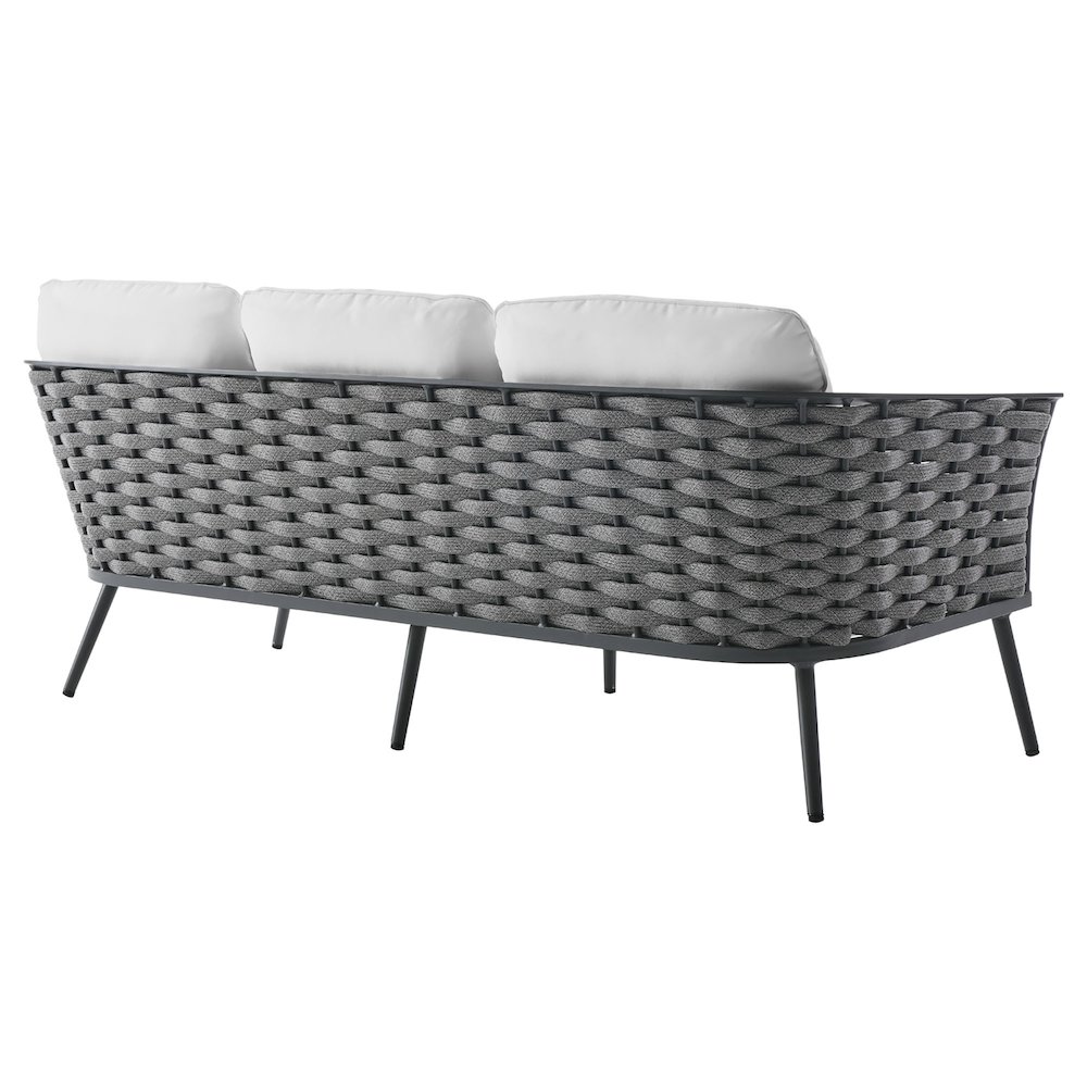 Stance Outdoor Patio Aluminum Sofa. Picture 3