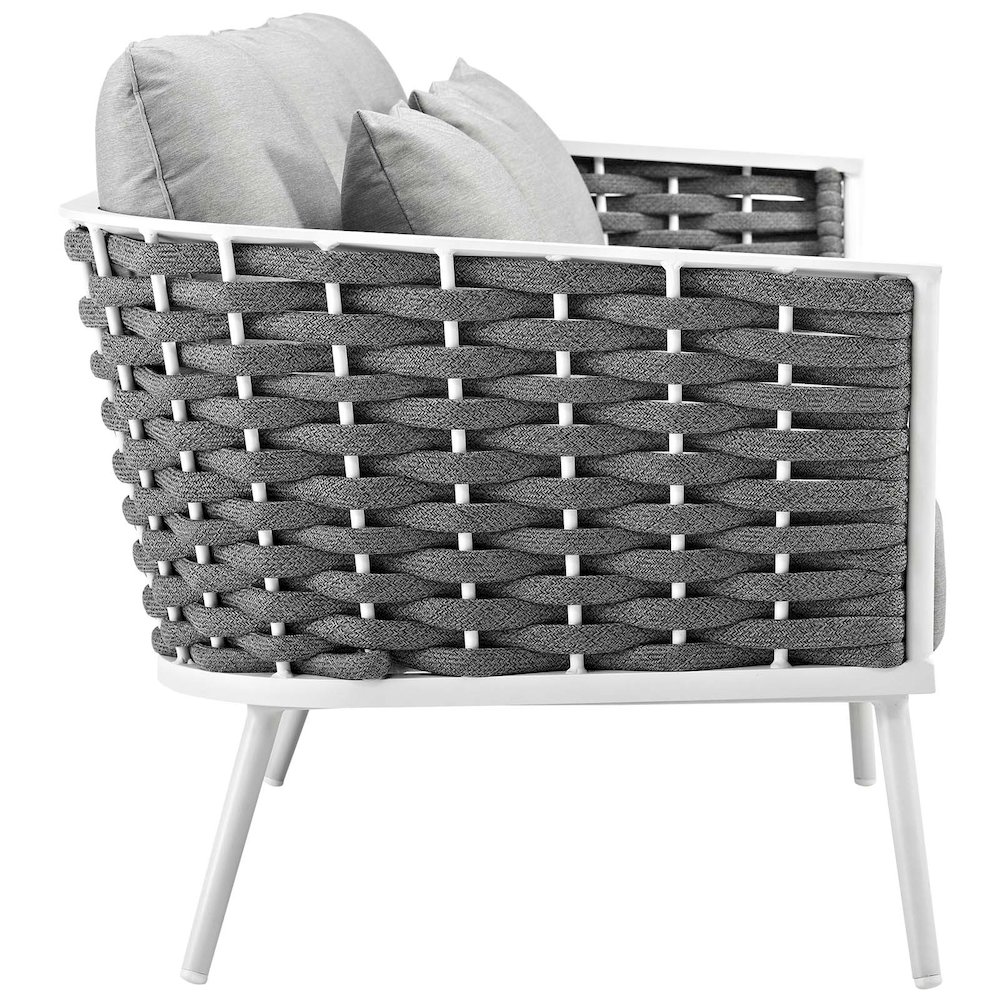 Stance Outdoor Patio Aluminum Sofa. Picture 2