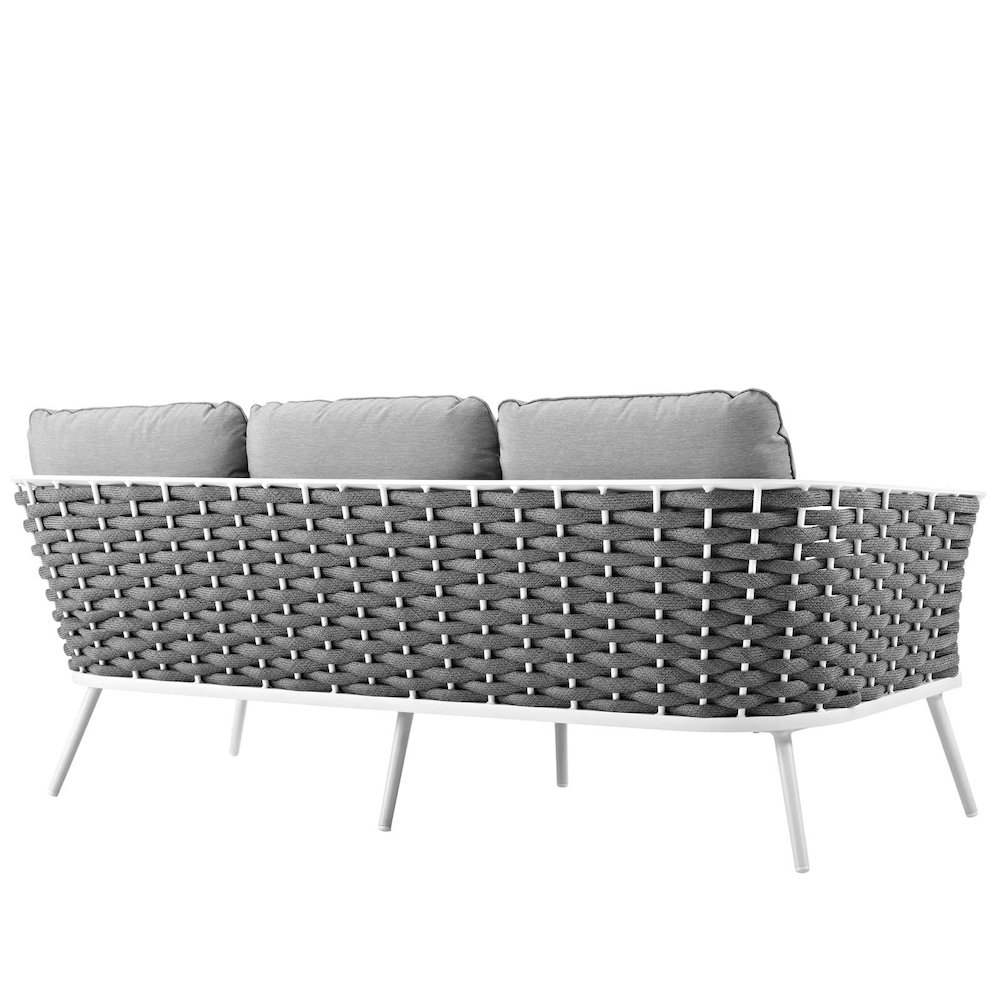 Stance Outdoor Patio Aluminum Sofa. Picture 3