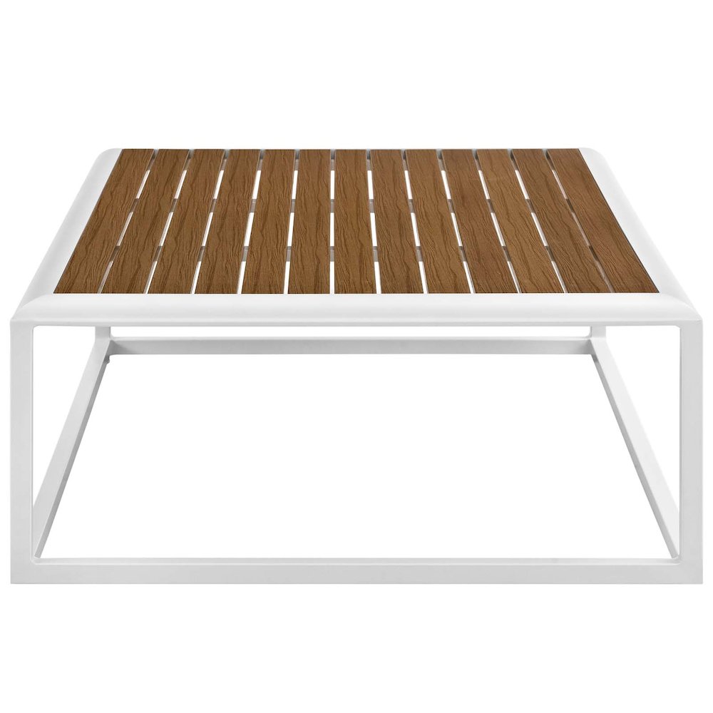 Stance Outdoor Patio Aluminum Coffee Table. Picture 2