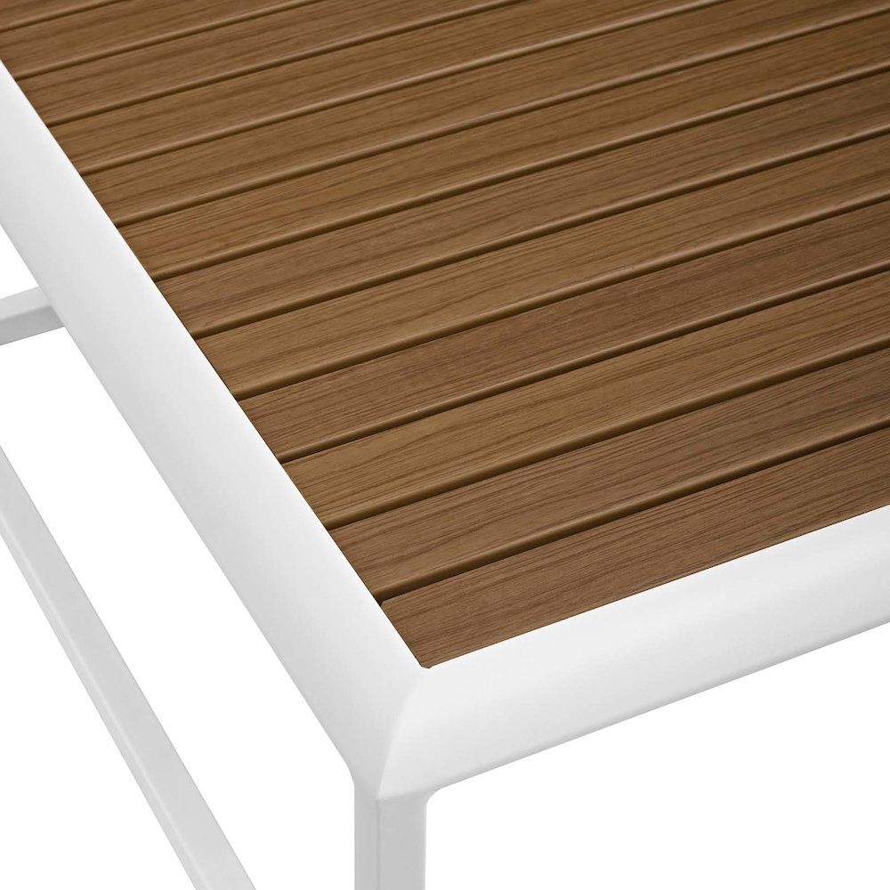 Stance Outdoor Patio Aluminum Coffee Table. Picture 4