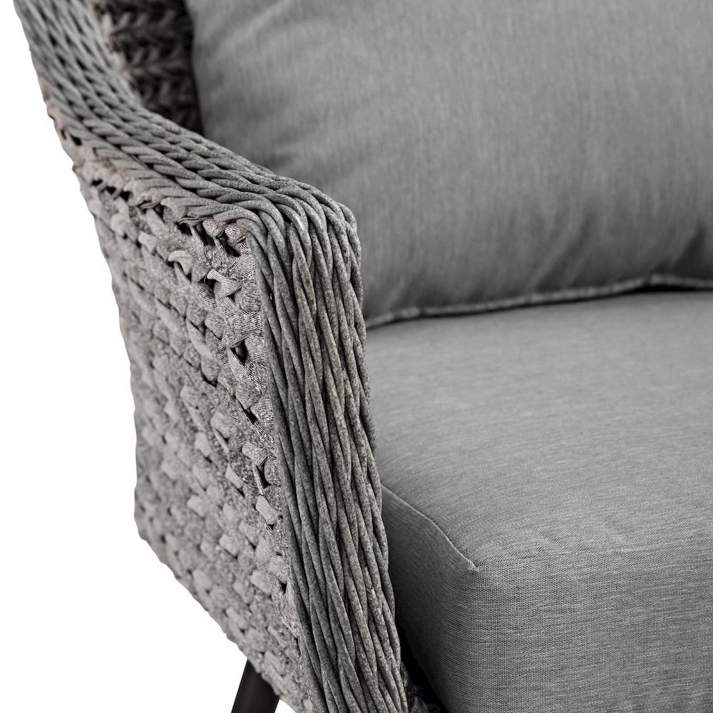 Endeavor Outdoor Patio Wicker Rattan Armchair. Picture 4