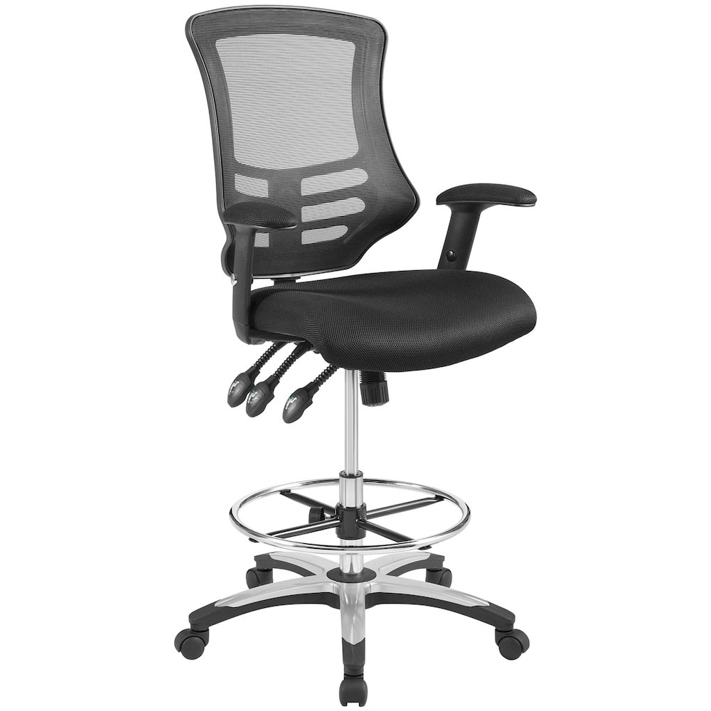 Calibrate Mesh Drafting Chair. Picture 1