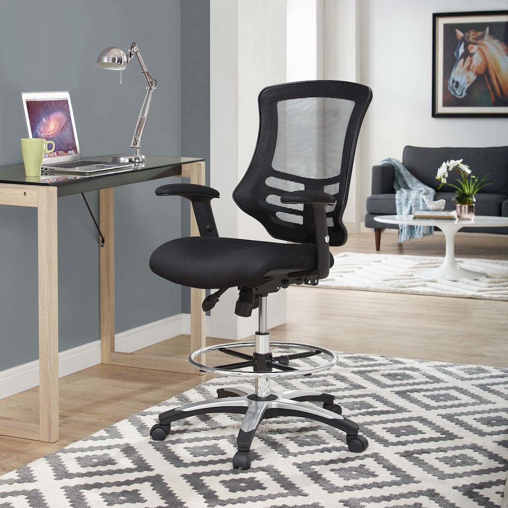 Calibrate Mesh Drafting Chair. Picture 7