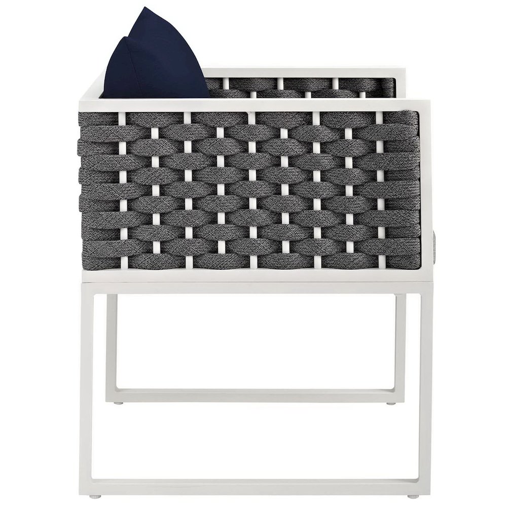 Stance Outdoor Patio Aluminum Dining Armchair. Picture 2