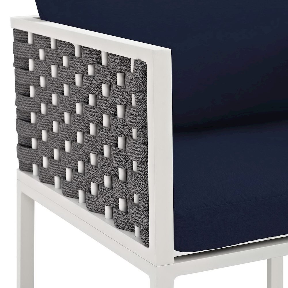 Stance Outdoor Patio Aluminum Dining Armchair. Picture 4